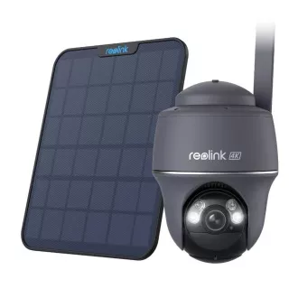 REOLINK Sicherheitskamera Go Serie G440, Go Ultra, 8MP 4G LTE, Solarpanel 2, Grau