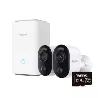 REOLINK Home Hub, 2x Argus Serie B310 128GB microSD Karte REOLINK Home Hub, 2x Argus Serie B310 128GB microSD Karte