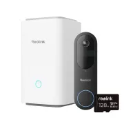 REOLINK Sicherheitsvideo Türklingel D340B   Hub 1   128GB microSD