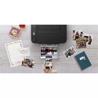 Canon PIXMA Printer TS3450 schwarz - Farbe, MF (Drucken, Kopieren, Scannen, Cloud), USB, Wi-Fi Canon PIXMA Printer TS3450 schwarz - Farbe, MF (Drucken, Kopieren, Scannen, Cloud), USB, Wi-Fi
