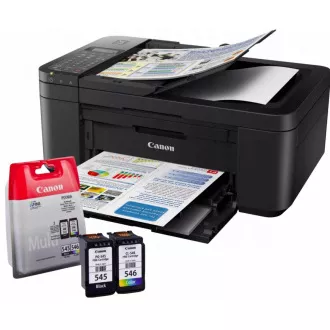 Canon PIXMA Printer TR4650 Schwarz-Farbe, MF (Drucken, Kopieren, Scannen, Cloud), ADF, USB, Wi-Fi Canon PIXMA Printer TR4650 Schwarz-Farbe, MF (Drucken, Kopieren, Scannen, Cloud), ADF, USB, Wi-Fi