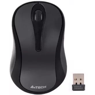 A4tech G3-280N, V-Track, kabellose optische Maus, 2,4GHz, 10m Reichweite, grau-schwarz