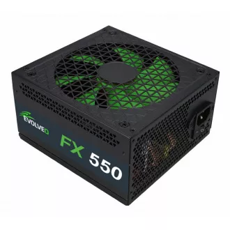 EVOLVEO FX 550, 550W ATX-Netzteil, 14cm, leise, 80 Weiß, 3 Jahre Garantie, schwarz EVOLVEO FX 550, 550W ATX-Netzteil, 14cm, leise, 80 Weiß, 3 Jahre Garantie, schwarz