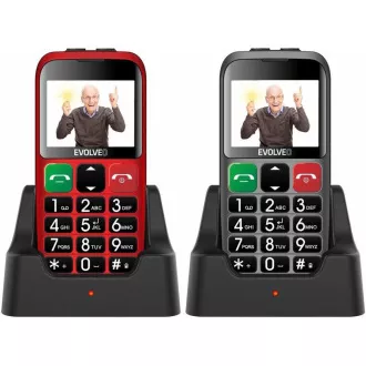 EVOLVEO EasyPhone EB, Seniorenhandy mit Ladestation, rot EVOLVEO EasyPhone EB, Seniorenhandy mit Ladestation, rot