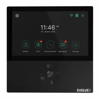 EVOLVEO DoorPhone AHD7, Home WiFi Videophone Set mit Tor oder Türsteuerung schwarzer Monitor EVOLVEO DoorPhone AHD7, Home WiFi Videophone Set mit Tor oder Türsteuerung schwarzer Monitor