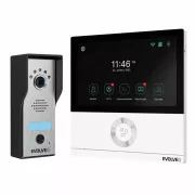 EVOLVEO DoorPhone AHD7, Home WiFi Videophone Set mit Tor- oder Türsteuerung weißer Monitor