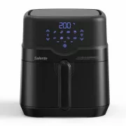 Salente HotAir, 2in1 Heißluftfritteuse, 4, 3 l, schwarz