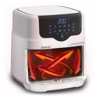 Salente HotAir, 2in1 Heißluftfritteuse, 4, 3 l, weiß