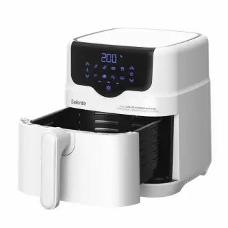Salente HotAir, 2in1 Heißluftfritteuse, 4, 3 l, weiß