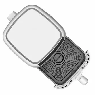Salente HotAir, 2in1 Heißluftfritteuse, 4, 3 l, weiß