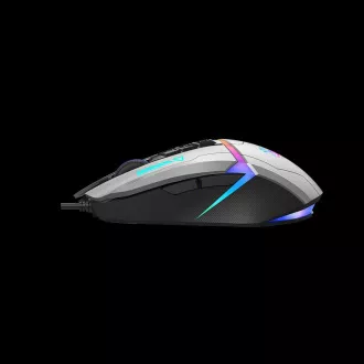 A4tech Bloody Mouse W60 Max Activated, hintergrundbeleuchtete Gaming-Maus, 12000 DPI, USB, Grau