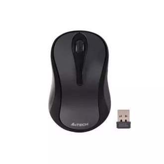 A4tech Maus G3-280N, V-Track, Kabellose optische Maus, 1200 DPI, 2,4 GHz, Grau