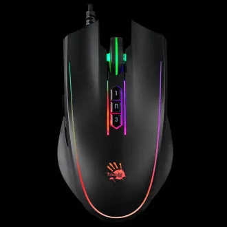 A4tech Bloody Backlit Gaming Mouse P81S Aktiviert, 8000 DPI, USB, Core 3, schwarz