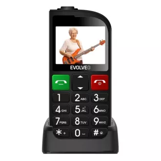 EVOLVEO Seniorenhandy mit Ladestation EasyPhone FL, schwarz EVOLVEO Seniorenhandy mit Ladestation EasyPhone FL, schwarz