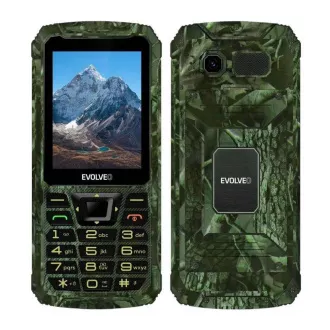 EVOLVEO StrongPhone Z6, wasserdichtes, robustes Dual-SIM-Handy, Jagdtarnung