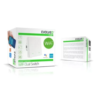 EVOLVEO WiFi Dual Switch, intelligenter Schalter EVOLVEO WiFi Dual Switch, intelligenter Schalter