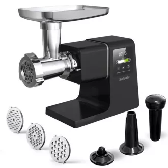 Salente MeatPlus Fleischwolf mit Touchscreen, schwarz