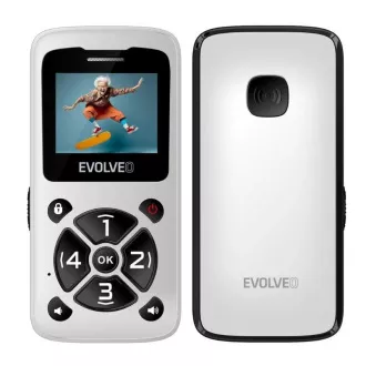EVOLVEO Mobiltelefon für Senioren EasyPhone ID, weiß EVOLVEO Mobiltelefon für Senioren EasyPhone ID, weiß