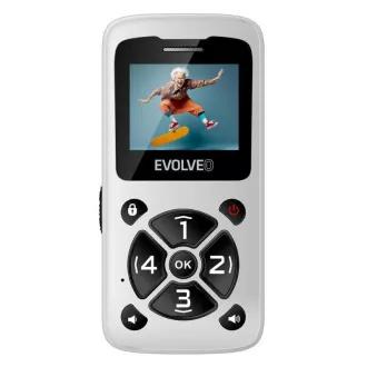 EVOLVEO Mobiltelefon für Senioren EasyPhone ID, weiß EVOLVEO Mobiltelefon für Senioren EasyPhone ID, weiß