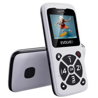 EVOLVEO Mobiltelefon für Senioren EasyPhone ID, weiß EVOLVEO Mobiltelefon für Senioren EasyPhone ID, weiß