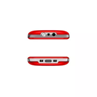 EVOLVEO EasyPhone XR, Mobiltelefon für Senioren mit Ladestation, rot