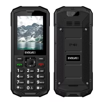EVOLVEO StrongPhone X5, wasserdichtes, robustes Dual-SIM-Handy, schwarz-grau
