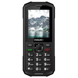 EVOLVEO StrongPhone X5, wasserdichtes, robustes Dual-SIM-Handy, schwarz-grau