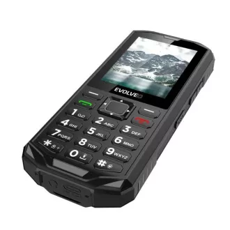 EVOLVEO StrongPhone X5, wasserdichtes, robustes Dual-SIM-Handy, schwarz-grau