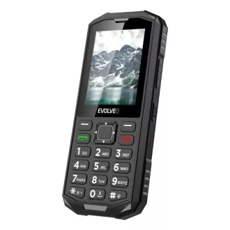 EVOLVEO StrongPhone X5, wasserdichtes, robustes Dual-SIM-Handy, schwarz-grau