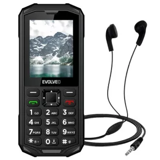 EVOLVEO StrongPhone X5, wasserdichtes, robustes Dual-SIM-Handy, schwarz-grau