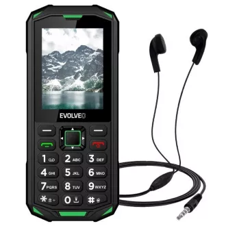 EVOLVEO StrongPhone X5, wasserdichtes, robustes Dual-SIM-Handy, schwarz-grün EVOLVEO StrongPhone X5, wasserdichtes, robustes Dual-SIM-Handy, schwarz-grün
