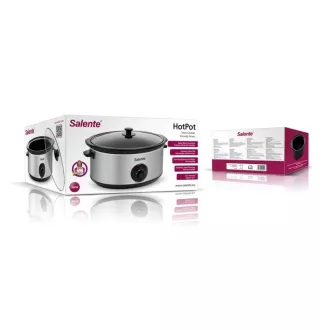 Salente HotPot, Schongarer, 6,5 l, Edelstahl Salente HotPot, Schongarer, 6,5 l, Edelstahl