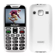 EVOLVEO EasyPhone XR, Mobiltelefon für Senioren mit Ladestation, weiß