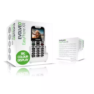 EVOLVEO EasyPhone XR, Mobiltelefon für Senioren mit Ladestation, weiß EVOLVEO EasyPhone XR, Mobiltelefon für Senioren mit Ladestation, weiß