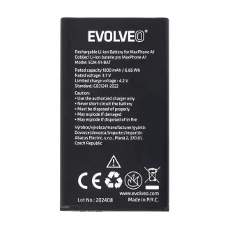 EVOLVEO original 1800 mAh Akku für MaxPhone A1