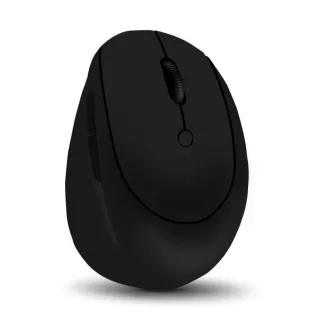 EVOLVEO LadyErgo, leise vertikale ergonomische Maus, 2.4GHz, schwarz