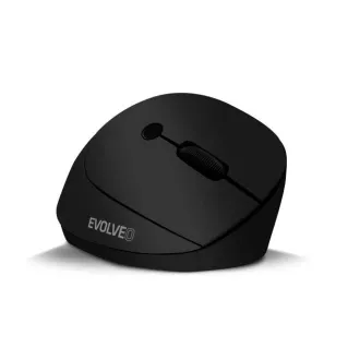 EVOLVEO LadyErgo, leise vertikale ergonomische Maus, 2.4GHz, schwarz