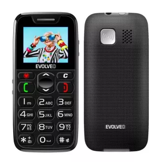 EVOLVEO EasyPhone, Mobiltelefon für Senioren mit Ladestation, schwarz EVOLVEO EasyPhone, Mobiltelefon für Senioren mit Ladestation, schwarz