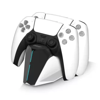 EVOLVEO DockCharge, Ladestation und Ständer für zwei PS5-Controller