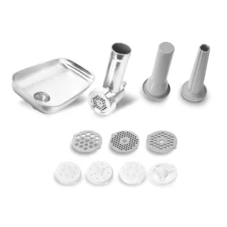 Salente-Set mit Fleischwolf-, Nudel- und Wurstaufsätzen für die DigiChef Küchenmaschine Salente-Set mit Fleischwolf-, Nudel- und Wurstaufsätzen für die DigiChef Küchenmaschine