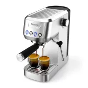 Salente Coffio, Hebel-Kaffeemaschine, Edelstahl