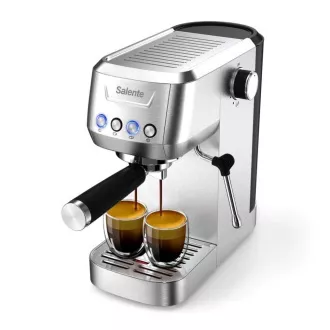 Salente Coffio, Hebel-Kaffeemaschine, Edelstahl Salente Coffio, Hebel-Kaffeemaschine, Edelstahl