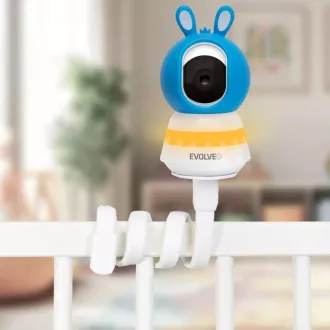 EVOLVEO Baby Monitor N5, Video-Babyphone-Set mit 360°-Überwachung, Zwei-Wege-Kommunikation und Schlafliedern, blau EVOLVEO Baby Monitor N5, Video-Babyphone-Set mit 360°-Überwachung, Zwei-Wege-Kommunikation und Schlafliedern, blau