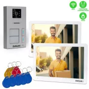 EVOLVEO DoorPhone 20-2W - 2-Draht-Video-Telefon mit App für zwei Haushalte und 32 GB Speicher