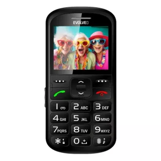 EVOLVEO EasyPhone XS, Mobiltelefon für Senioren, schwarz EVOLVEO EasyPhone XS, Mobiltelefon für Senioren, schwarz