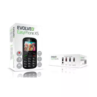 EVOLVEO EasyPhone XS, Mobiltelefon für Senioren, schwarz EVOLVEO EasyPhone XS, Mobiltelefon für Senioren, schwarz