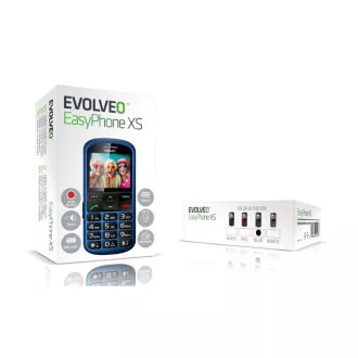 EVOLVEO EasyPhone XS, Mobiltelefon für Senioren, blau EVOLVEO EasyPhone XS, Mobiltelefon für Senioren, blau