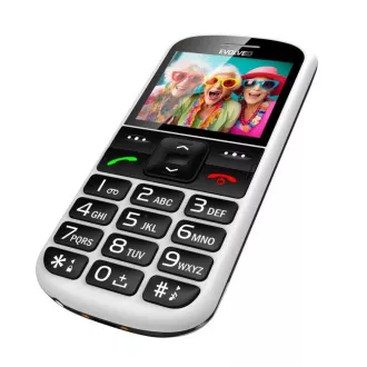 EVOLVEO EasyPhone XS, Mobiltelefon für Senioren, weiß