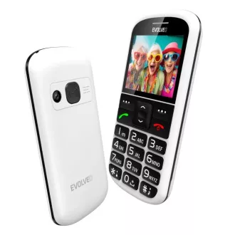 EVOLVEO EasyPhone XS, Mobiltelefon für Senioren, weiß