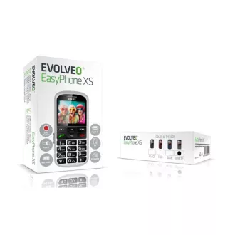EVOLVEO EasyPhone XS, Mobiltelefon für Senioren, weiß